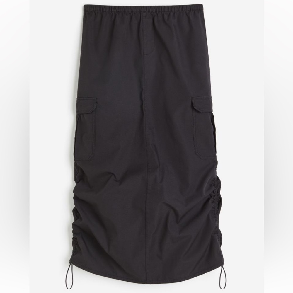 Cotton parachute skirt